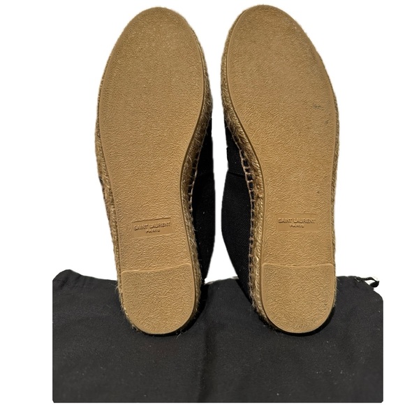 Saint Laurent Signature Canvas Espadrilles 38.5 - Picture 4 of 7